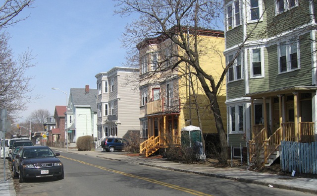 Residential Street in Cambridgeport