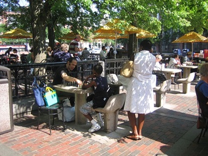 Chess Playing in the Square