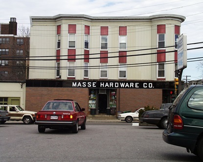 Masse Hardware, a longtime neighborhood business.