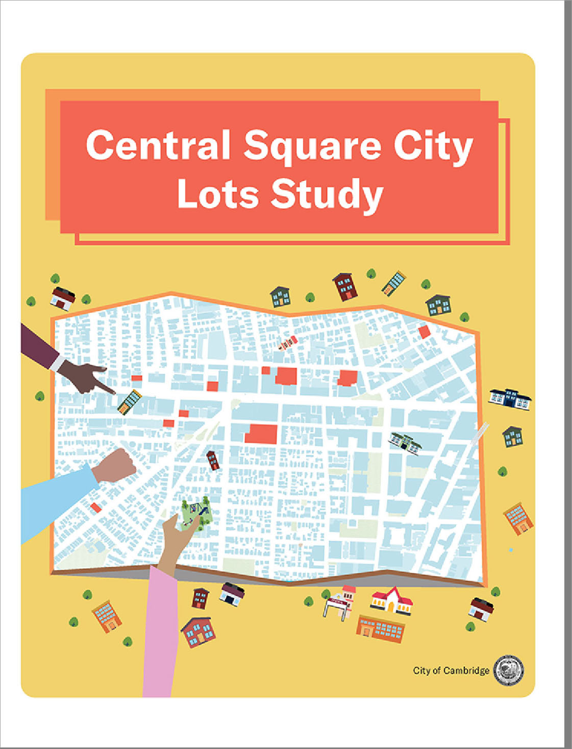 image of map with buildings and streets