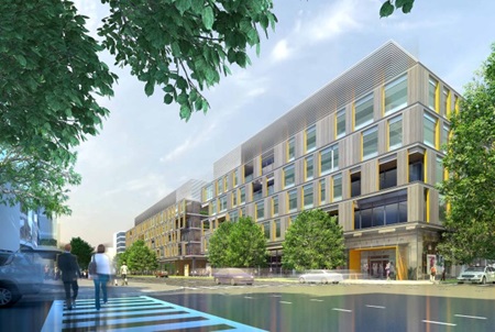 Proposed Alexandria Real Estate buildings at 75-125 Binney Street