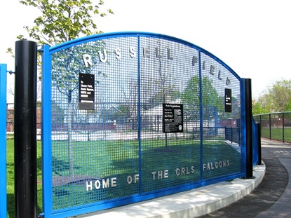 Entrance to Russell Field