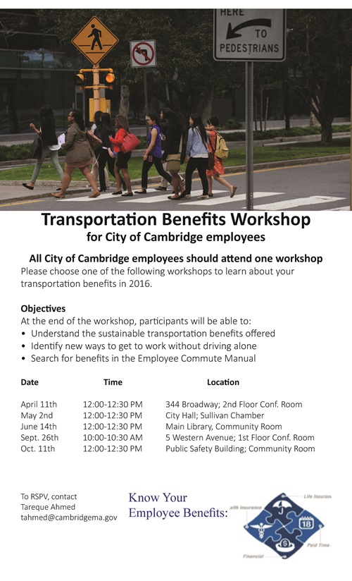 Image of marketing poster for Employee Transportation Workshop