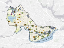 Sustainable buildings map