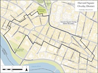 Map of Harvard Square zoning overlay district