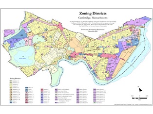 Cambridge base zoning map