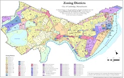 Map of Cambridge base zoning