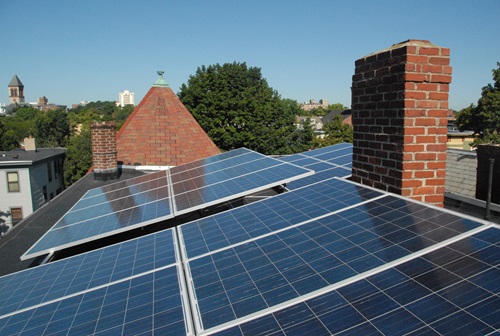 solar panel rooftop