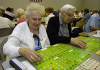 seniors at bingo