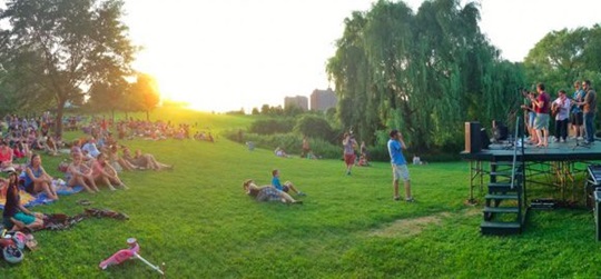 Summer concerts at Danehy Park