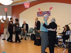 Seniors Dancing at a Party