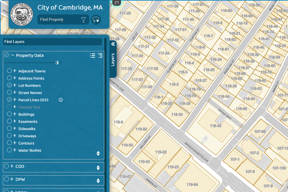 Screenshot of the AxisGIS Web Mapping - AxisGIS 