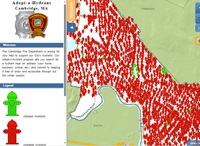 Adopt a hydrant interactive map