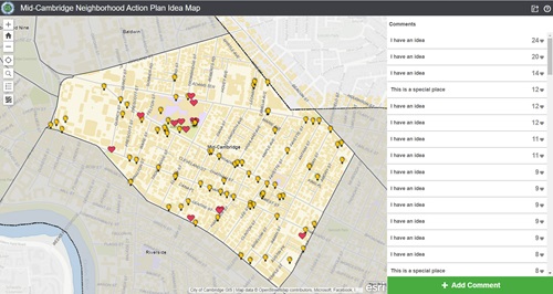 Mid-Cambridge Neighborhood Action Plan Idea Map
