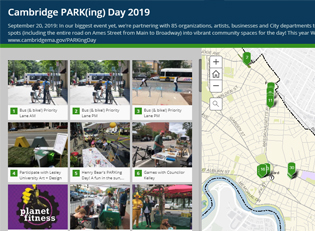 Cambridge PARKing Day 2019 Story Map
