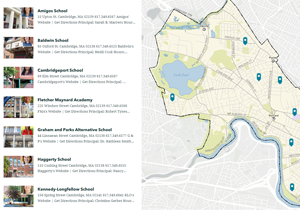 Cambridge Public Schools Story Map