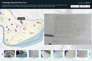 Sidewalk Poetry Story Map