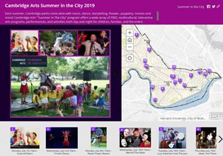 Summer in the City 2019 Story Map