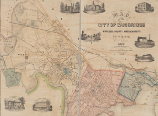 Historic Cambridge Map