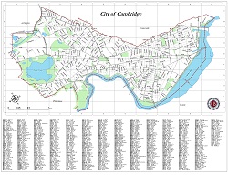 Small Citywide base map of Cambridge