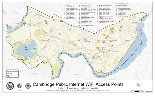 Citywide Wireless Access Point Map