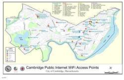 Cambridge Wireless Access Points Map