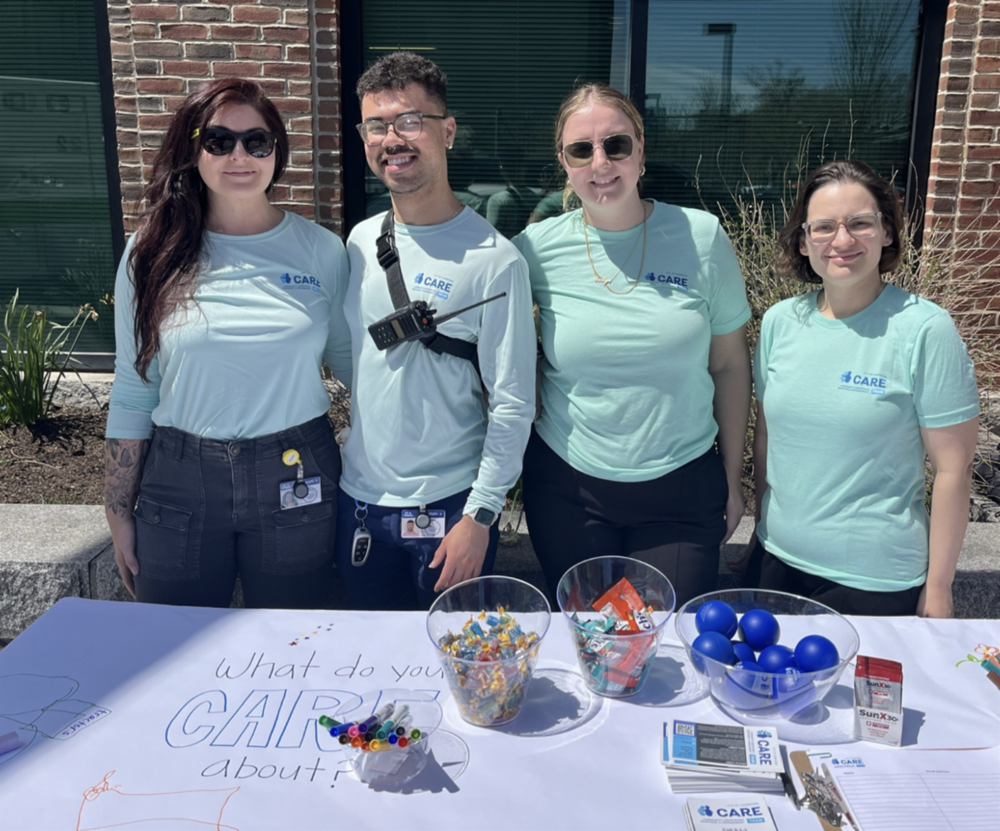 Members of the CARE Team support a community event.