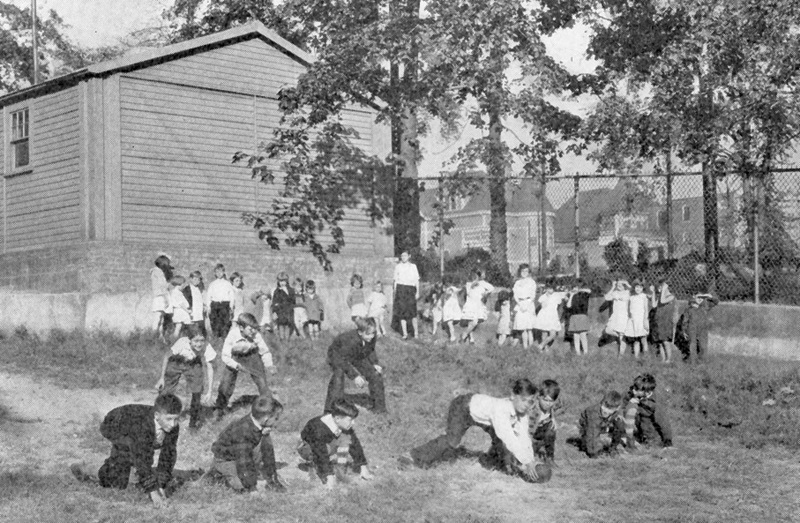The Avon Home opened a playground for neighborhood kids in the large rear yard of 1000 Massachusetts Avenue.