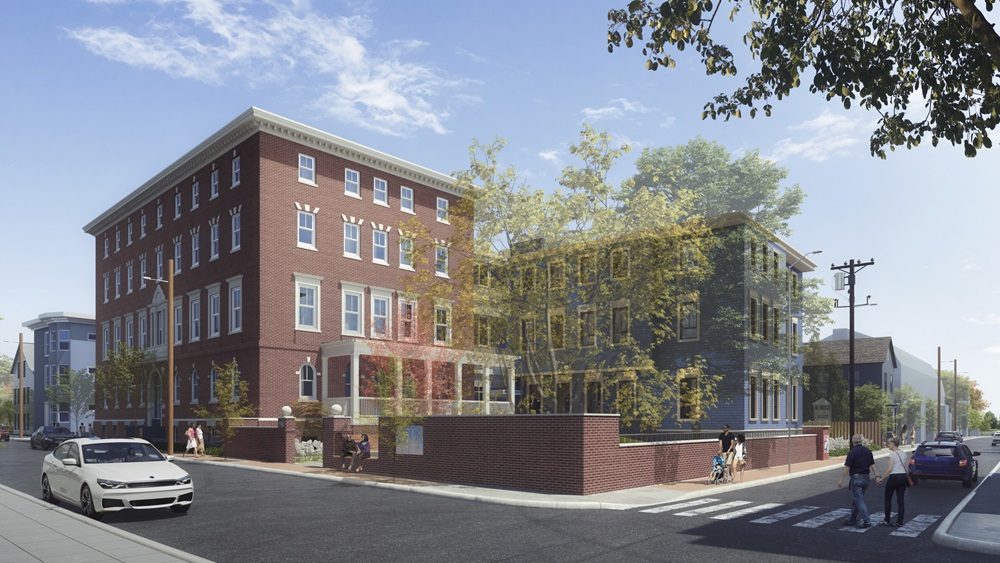 116 Norfolk Street. Construction is underway on 62 affordable rental units with on-site support services for low-income residents.