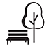 Icon of a park bench under a tree