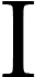 Roman numeral I