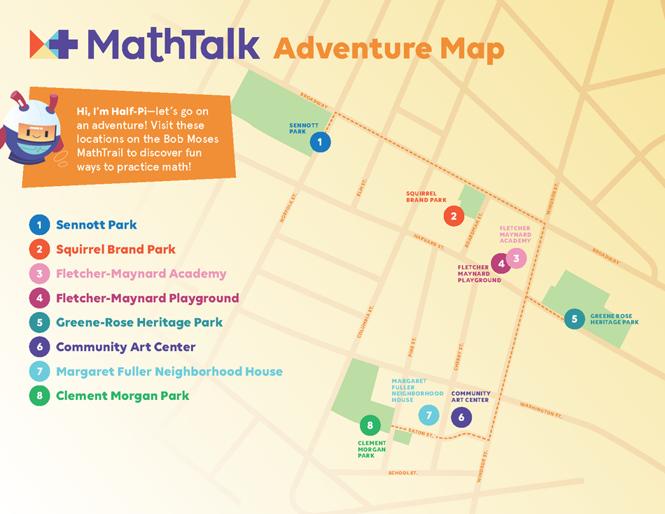 Bob Moses MathTrail Adventure Map