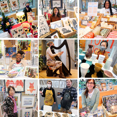 Artists who participated in the 2022 Cambridge Arts Holiday Art Market.