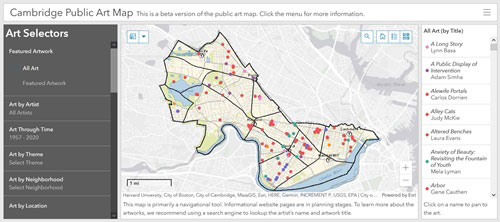 Explore public art in Cambridge with our new, online Public Art Map