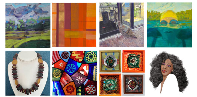 Images of artworks by artists participating in Cambridge Arts | Open Studios on Sept. 9 and 10, 2023.