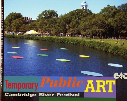 Guide to Temporary Public Art at the Cambridge Arts River Festival.