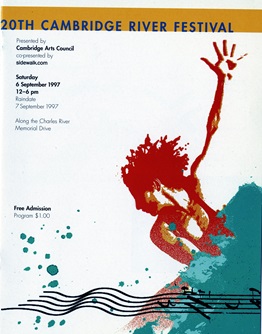 Cambridge Arts River Festival program, 1997.