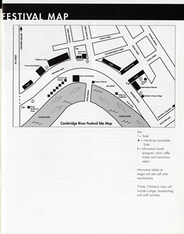 Cambridge Arts River Festival program, 1997.