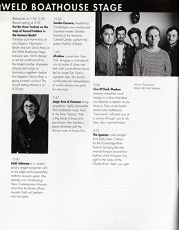 Cambridge Arts River Festival program, 1997.