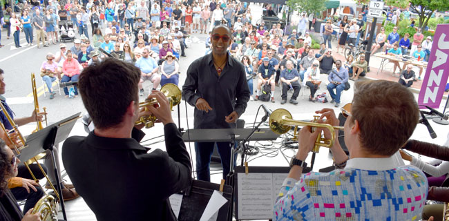 Jazz performers at 2019 Cambridge Arts River Festival.