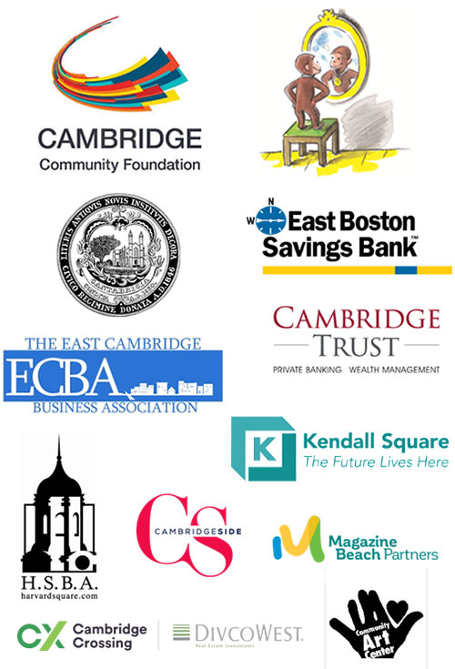 2019 Cambridge Arts Summer In The City sponsor logos