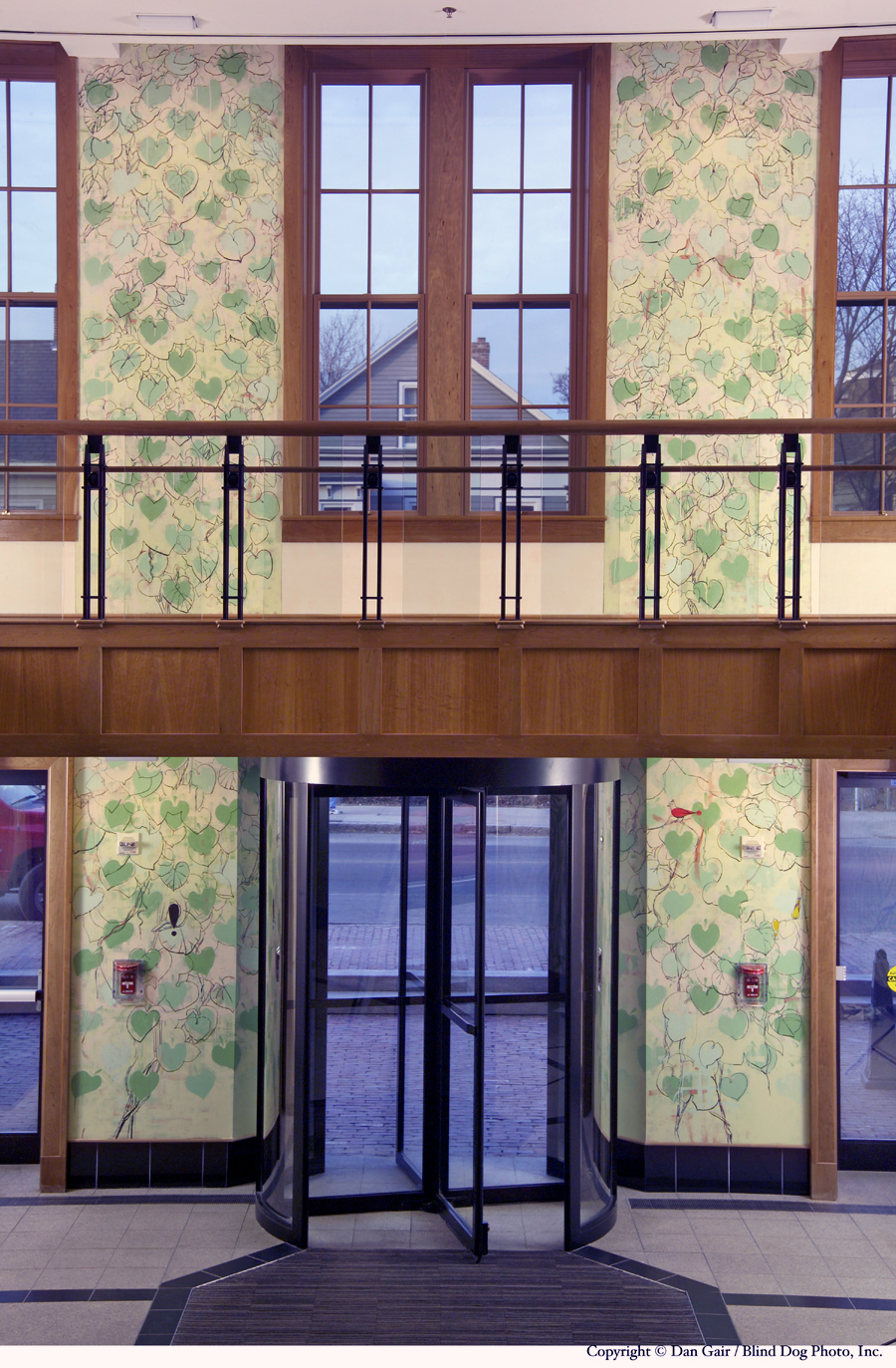 Untitled (green leaves and vines pattern), photo from the city's open data