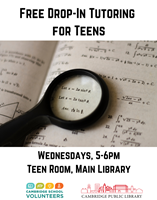 Event image for Free Drop-In Tutoring for Teens (Main)