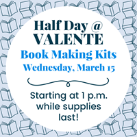 Event image for [Canceled] Half Day @ Valente: Book Making Kits (Valente)