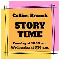 Event image for CANCELED Story Time (Collins)