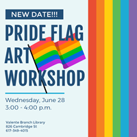 Event image for Pride Flag Art Workshop for Children and Families (Valente)