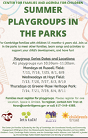 Event image for Summer Playgroups in the Park
