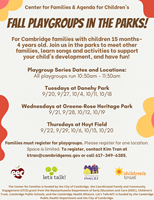 Event image for Fall Playgroups in the Park