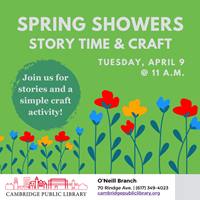 Event image for CPL Nature Club: Spring Showers Story Time and Craft (O'Neill)
