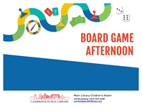 Event image for Vacation Week Program: Board Game Afternoon (Main)